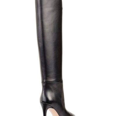 Women Bianca Buccheri Knee High Boots | Bianca Buccheri Violet Black Boots