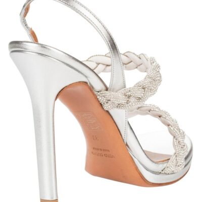 Women Bianca Buccheri High Heeled Sandals | Bianca Buccheri Caterina Silver Heels