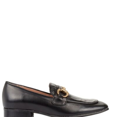 Women Bianca Buccheri Loafers & Slides | Bianca Buccheri Xiomara Black Loafer